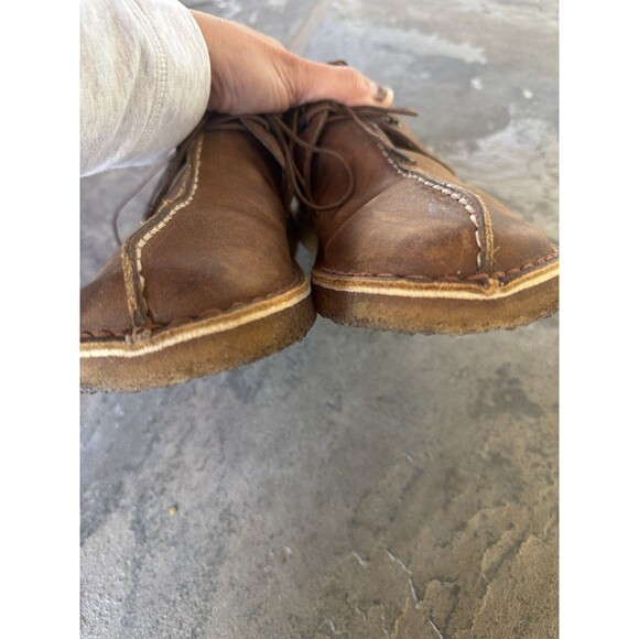 Clarks Originals Desert Trek Beeswax Leather Chukka Boots Men’s Size 9 - Iconic - Picture 7 of 12